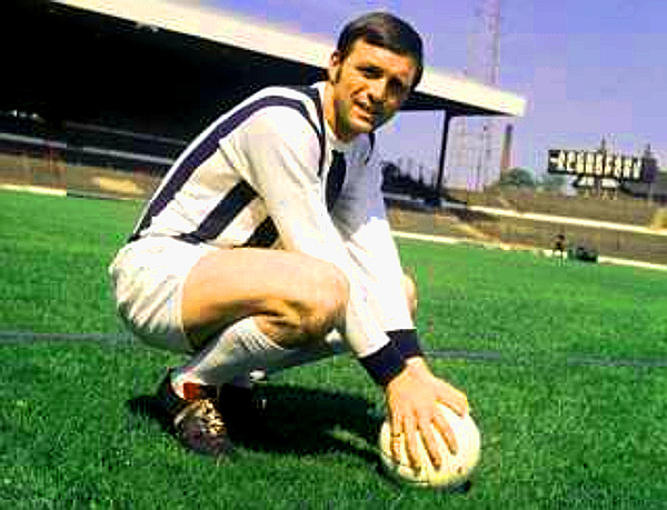 Jeff Astle played for England, West Bromwich Albion and Notts County.